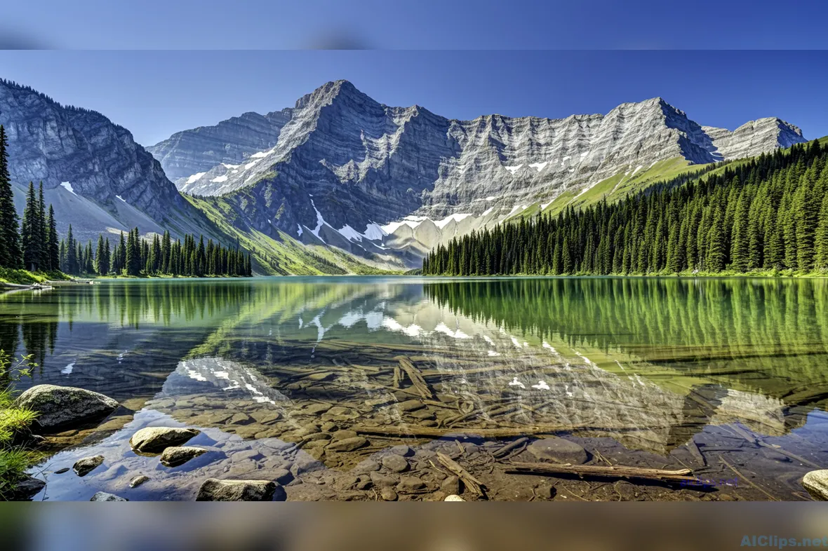 Breathtaking Mountain Lake Landscape Photography