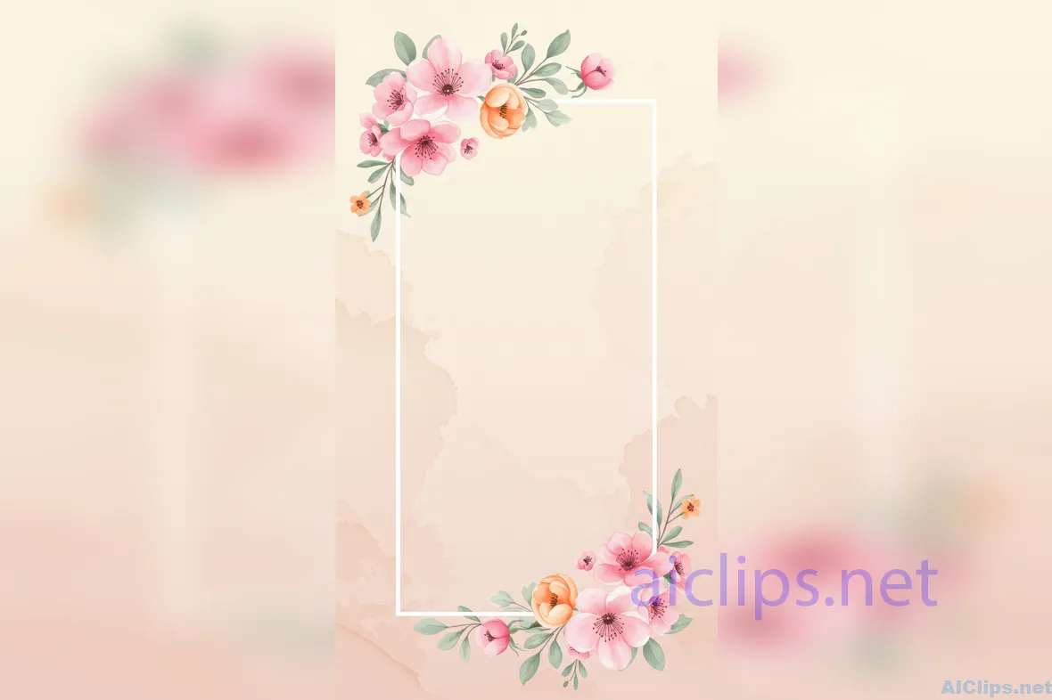 Elegant Floral Background for Business Presentations