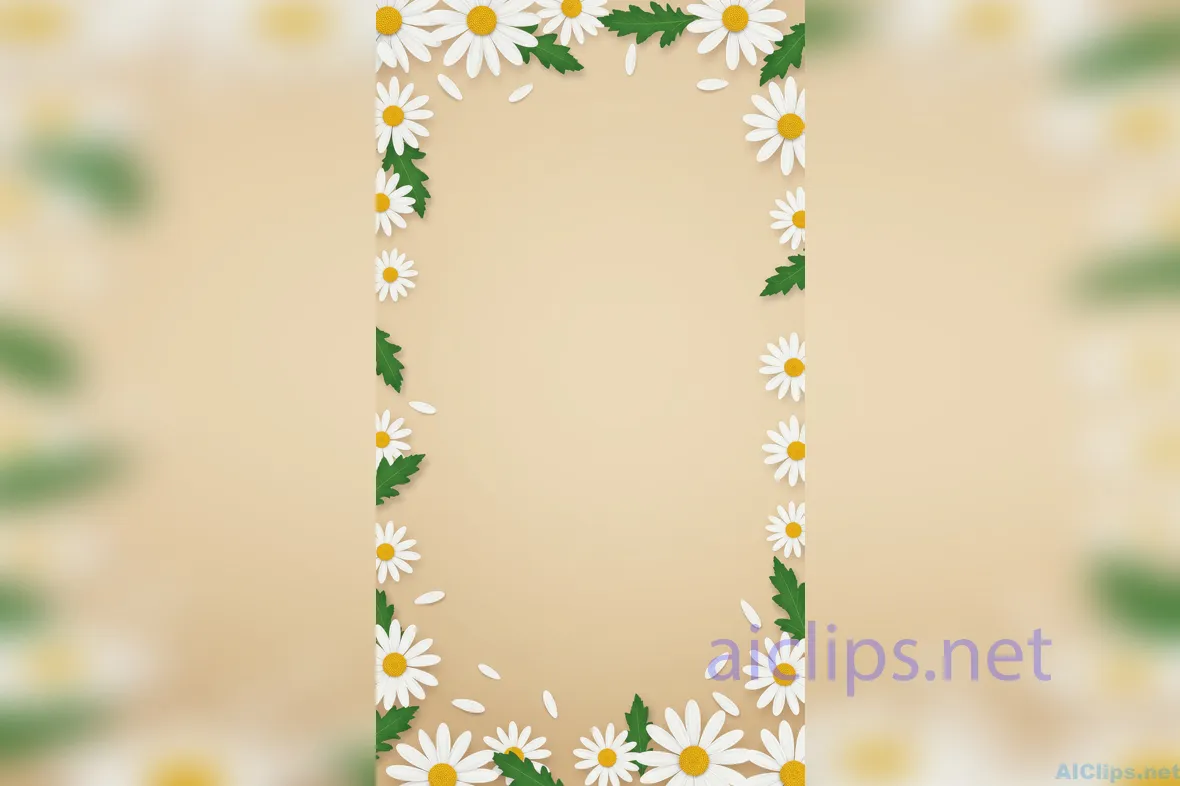 Charming Floral Background for Professional Use
