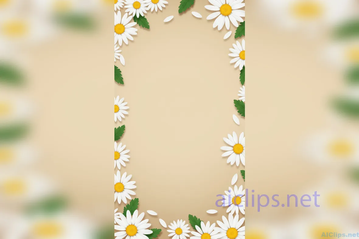 Charming Floral Frame Design for Various Applications