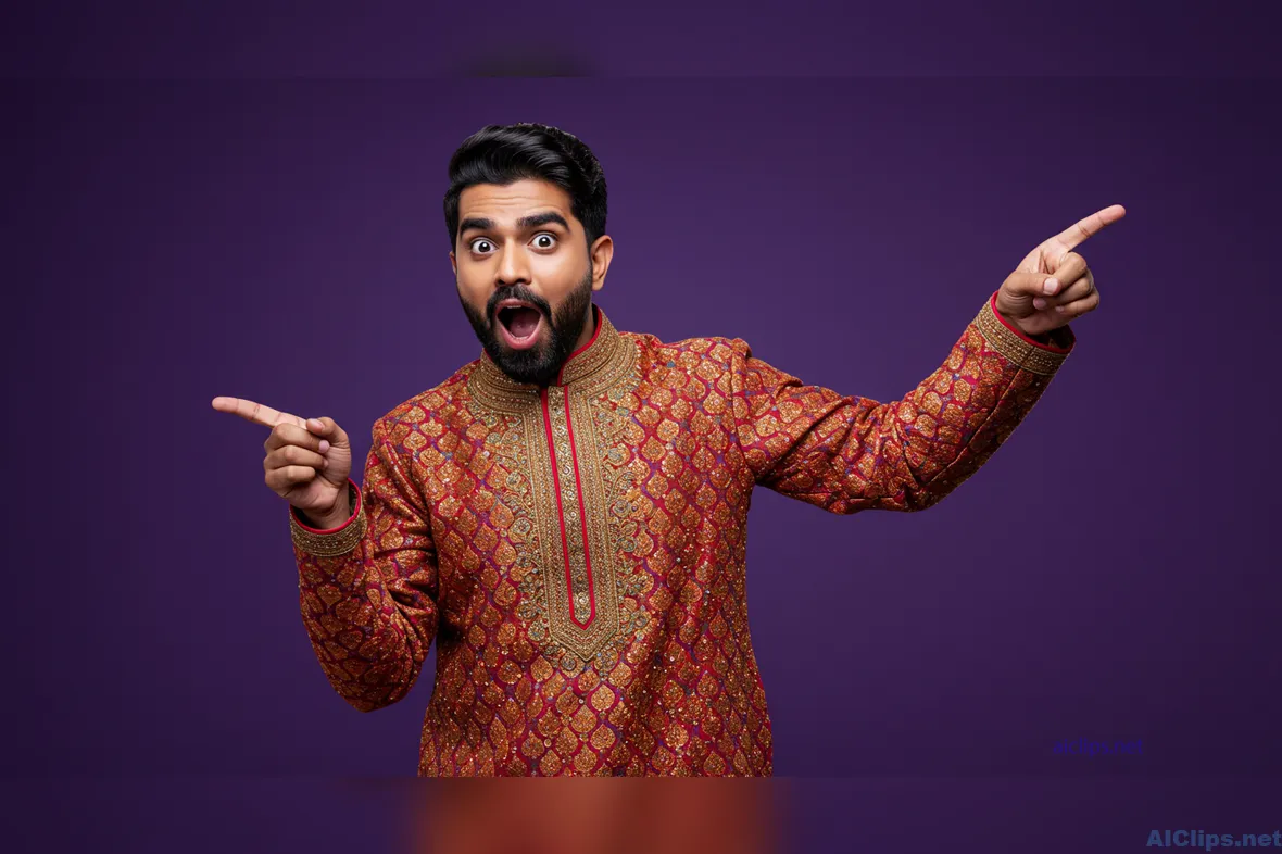 Vibrant Indian Festival Celebration Portrait