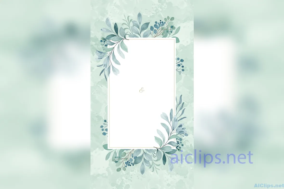 Elegant Floral Background for Invitation Design