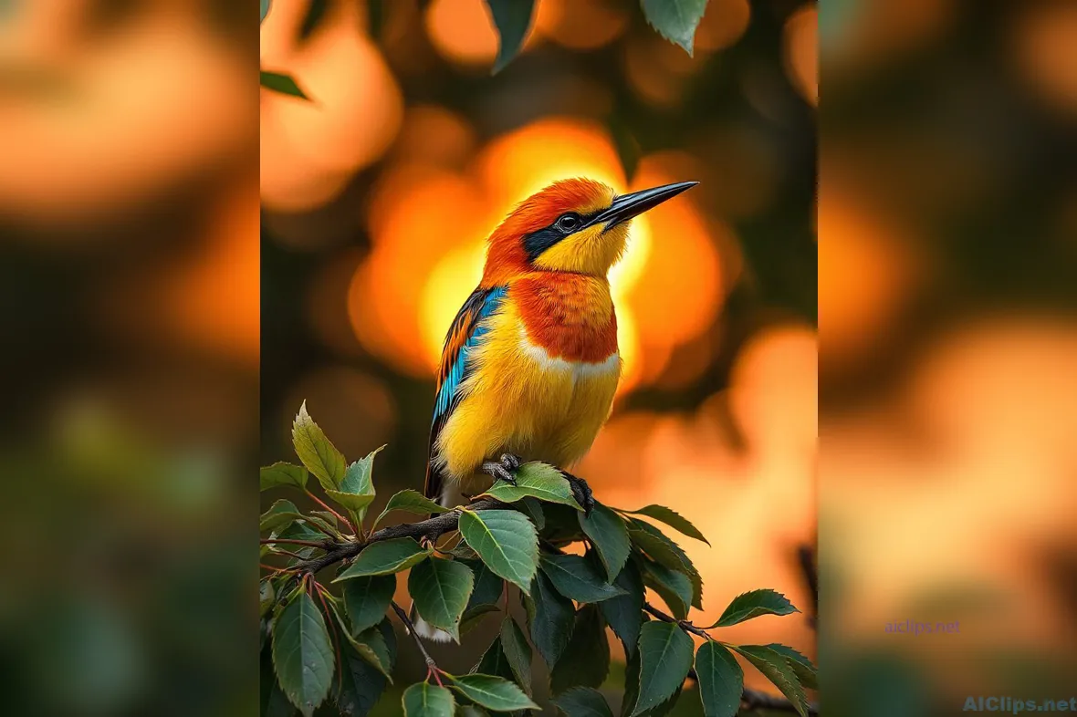 Vibrant Bird Portrait: Perfect for Nature Solutions