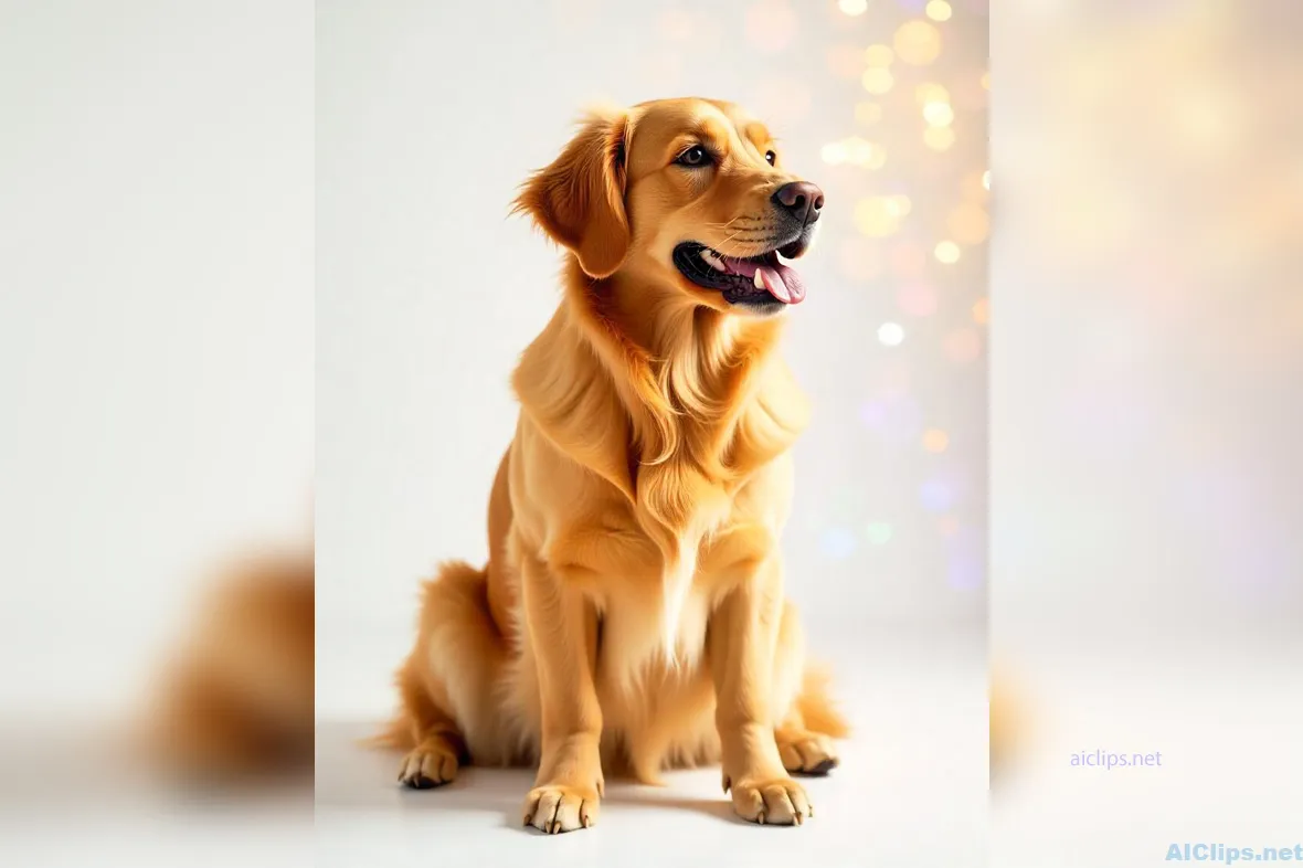 Charming Golden Retriever Portrait for Professionals