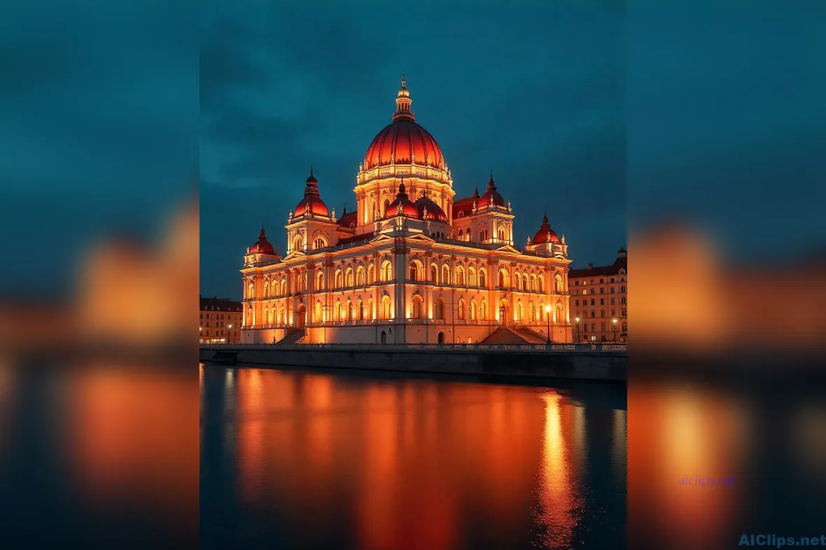 Stunning Night View of Historic Architecture