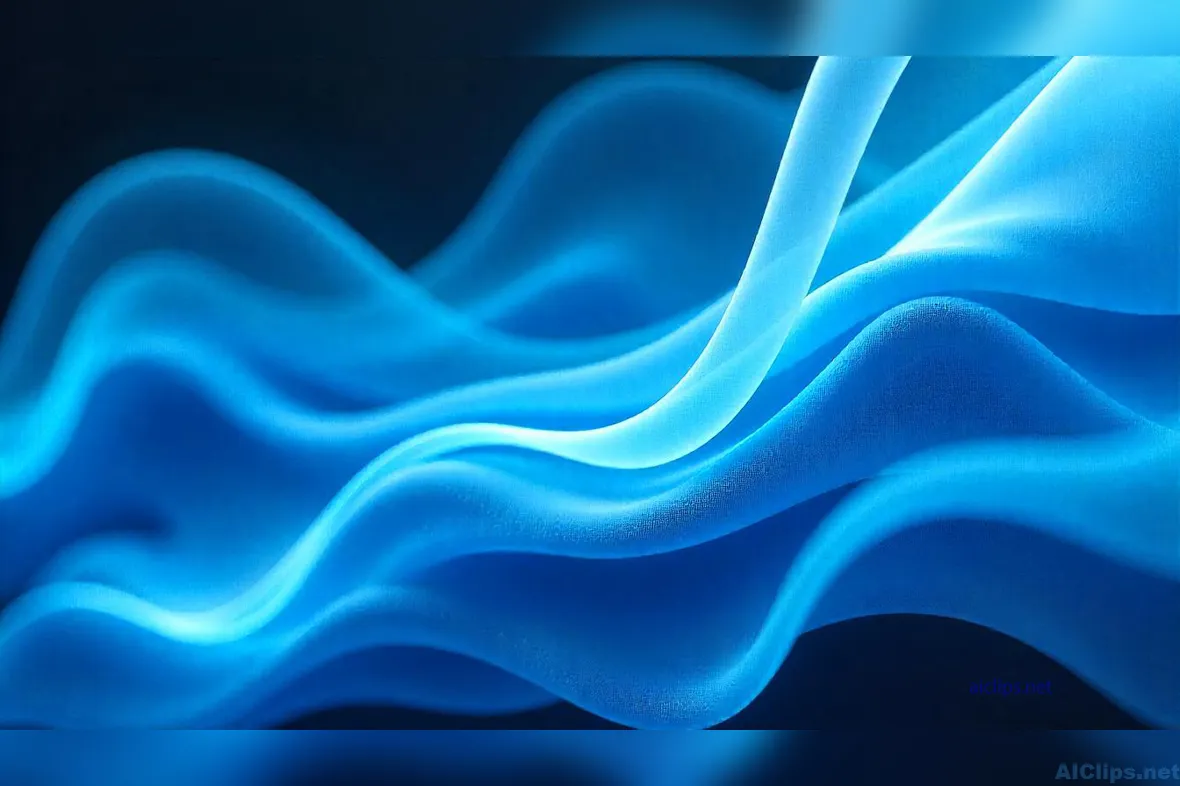 Elegant Blue Waves Abstract Background for Professionals