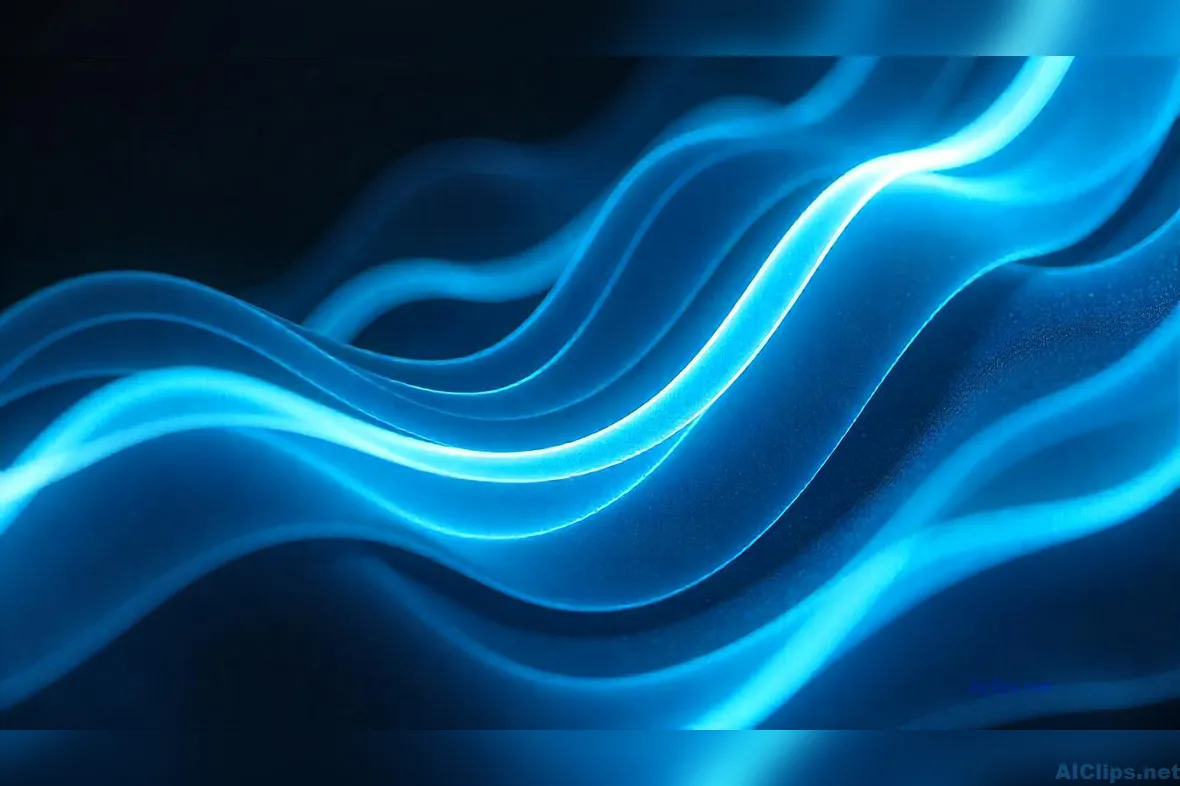 Elegant Blue Wave Visuals for Professional Projects