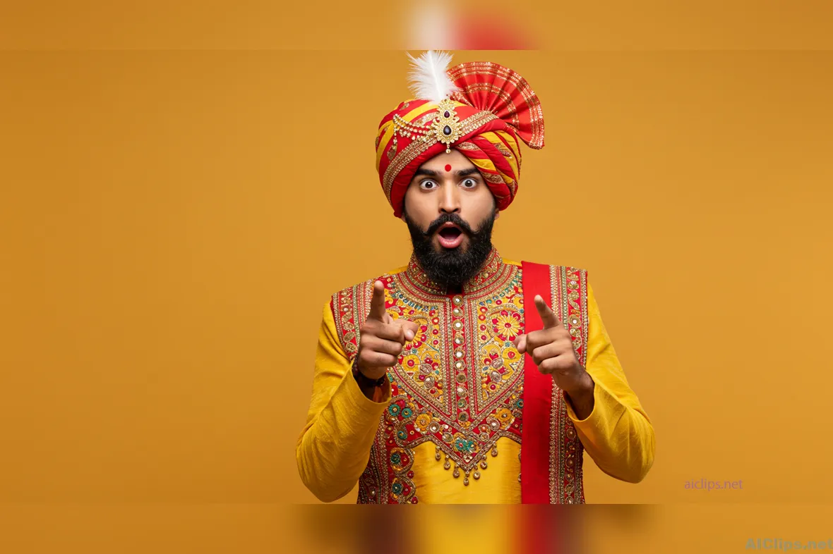 Vibrant Cultural Expression: Traditional Indian Attire
