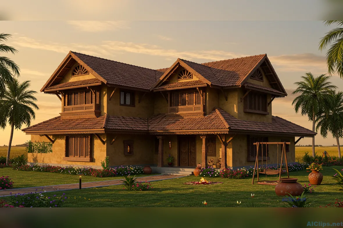 Stunning Traditional House with Lush Garden View