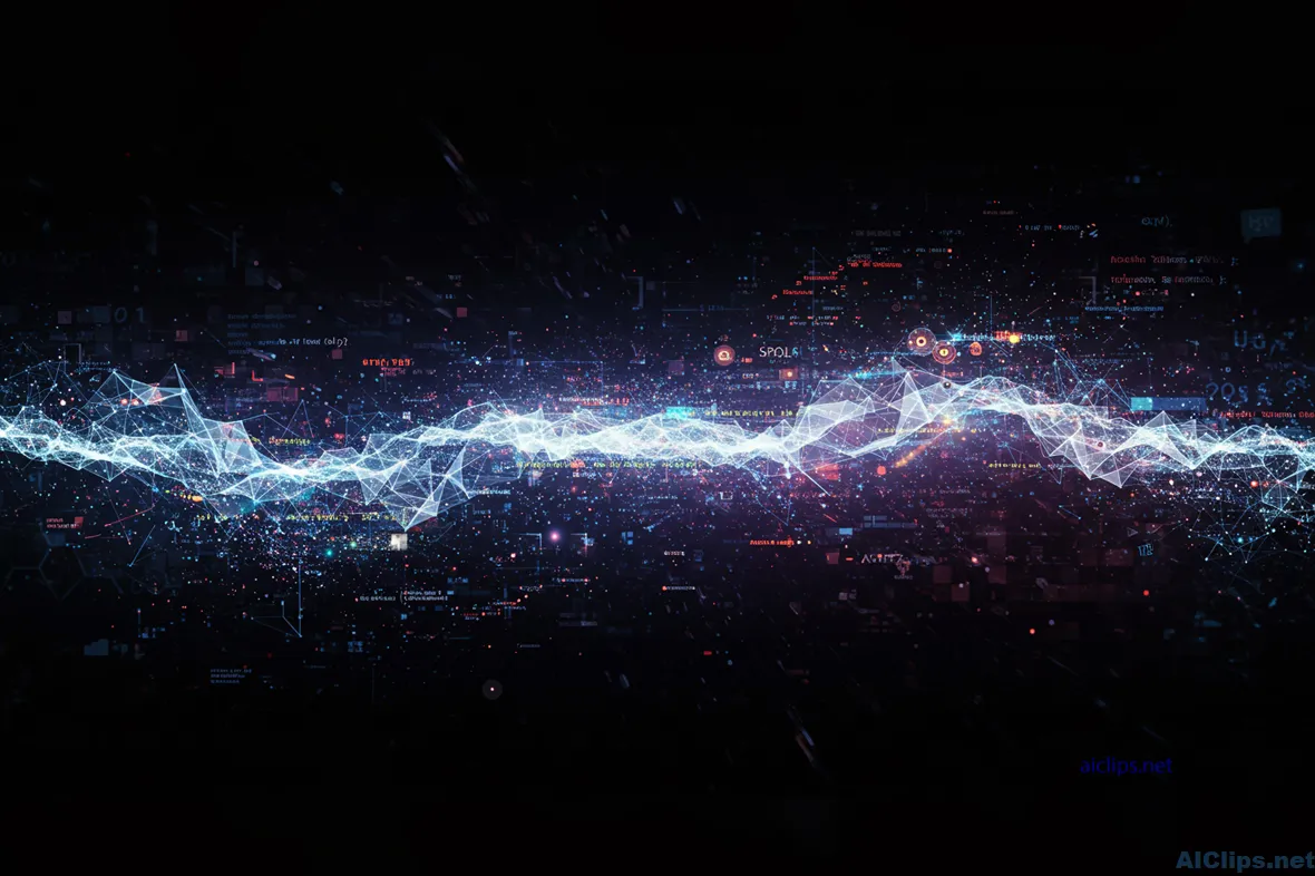 Dynamic Data Flow Abstract Visual Background