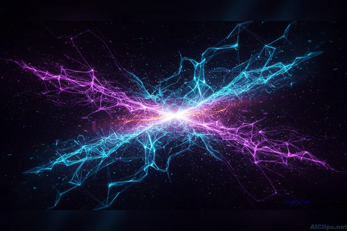 Futuristic Abstract Energy Burst Background