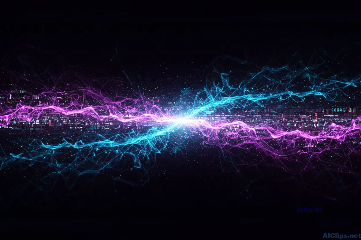 Vibrant Abstract Energy Lines Background for Tech and Business