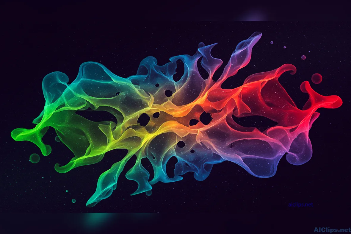 Vibrant Abstract Wave Design for Creative Projects