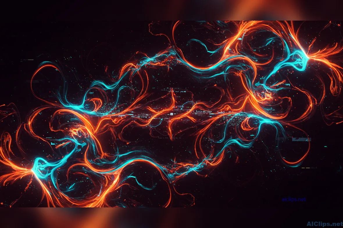 Vibrant Abstract Fluid Dynamics Art for Digital Use