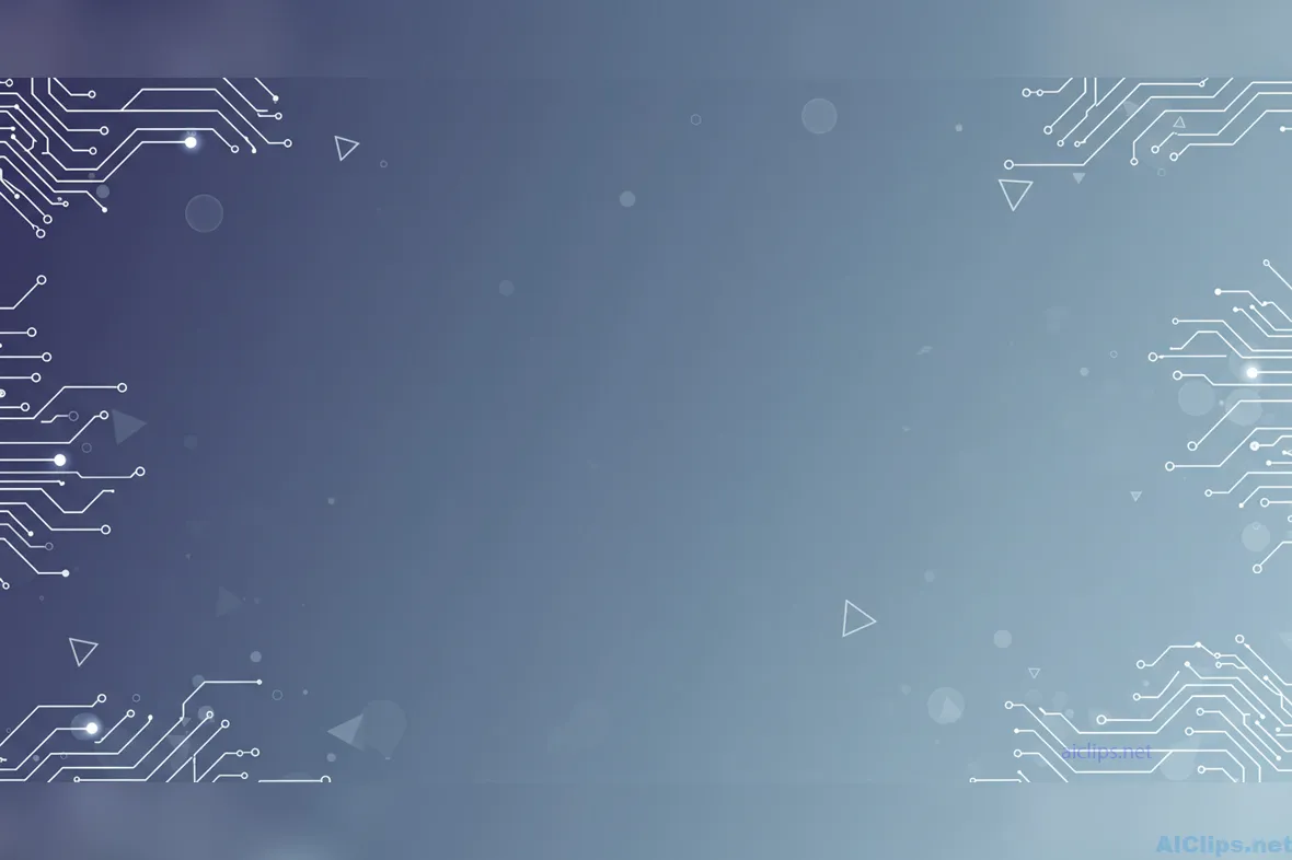 Futuristic Technology Background with Circuit Design