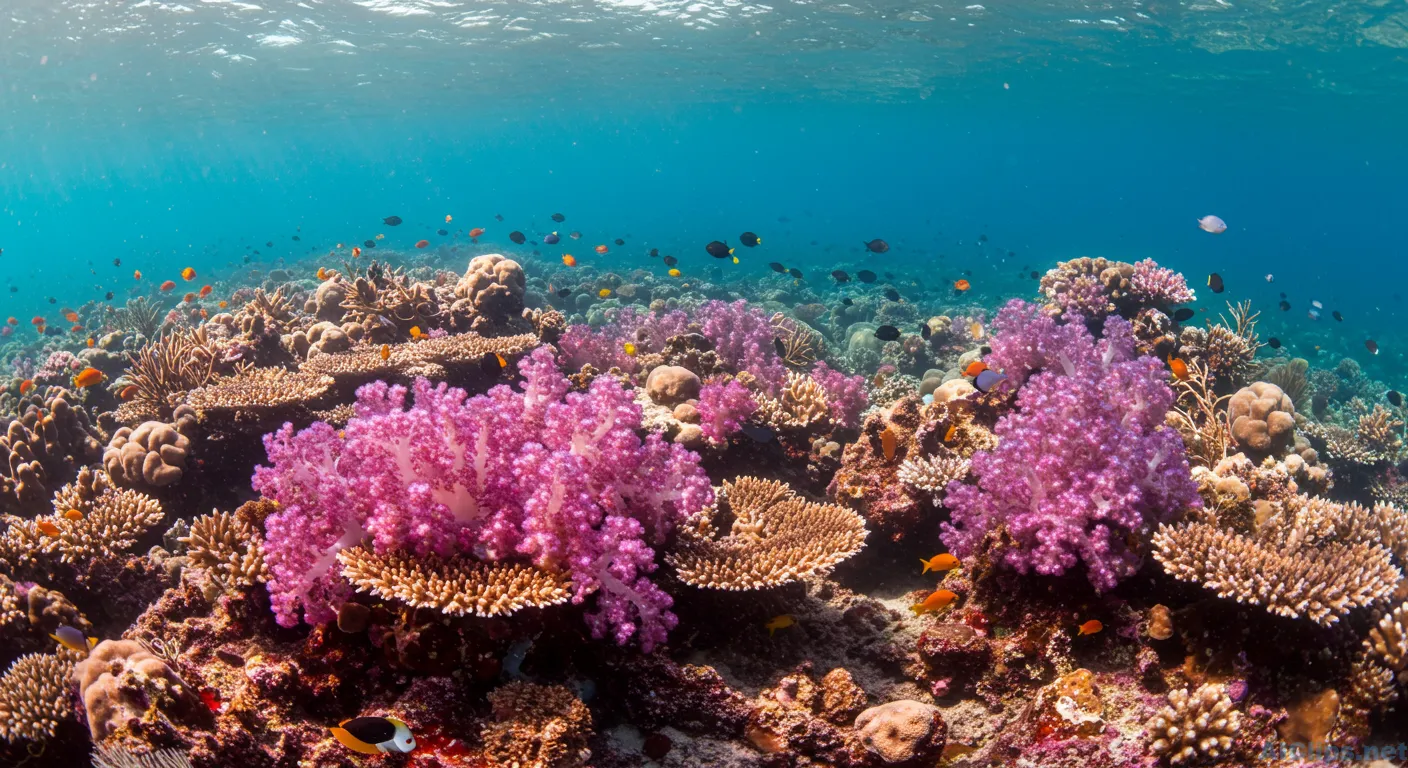 Vibrant Coral Reef Underwater Scene