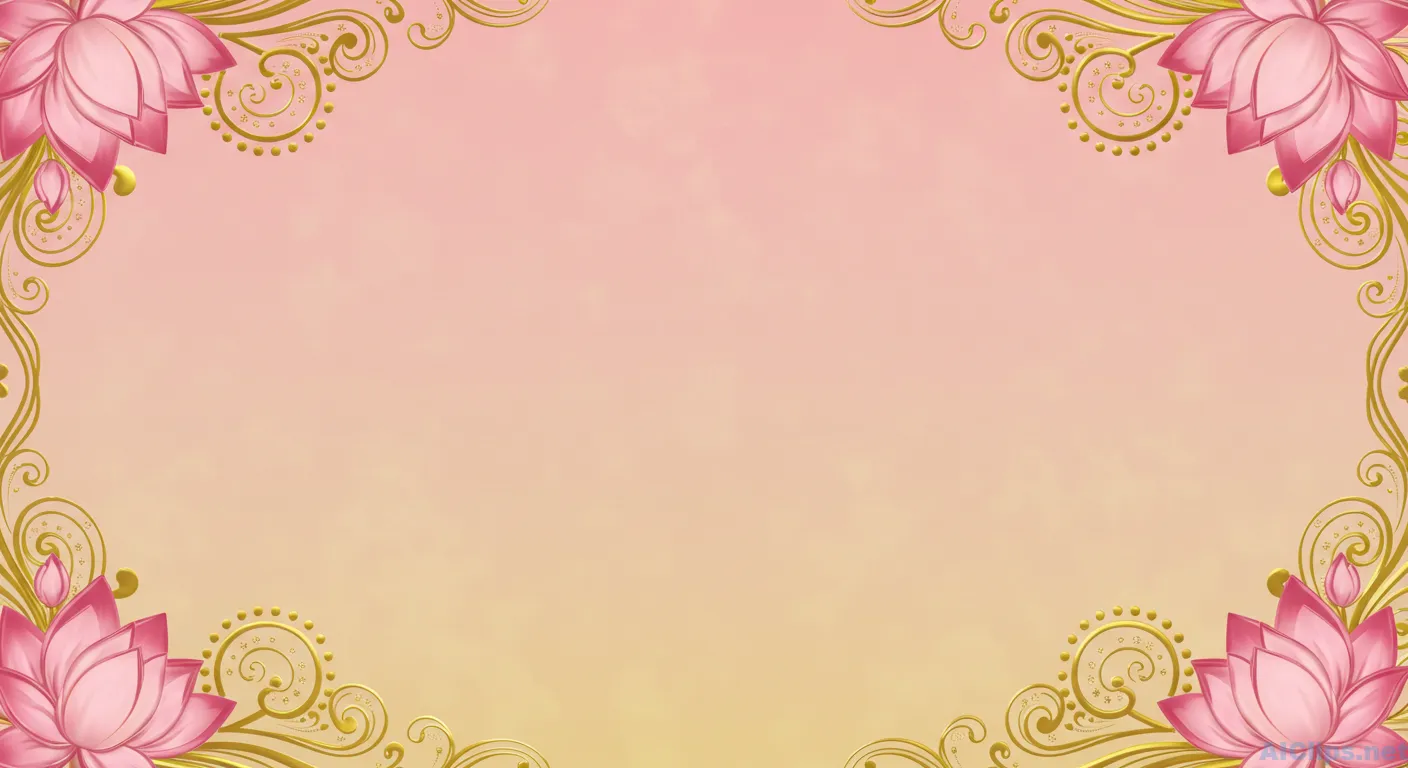 Elegant Lotus Flower Decorative Background Design