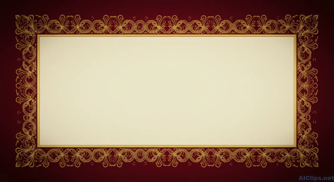 Elegant Decorative Border Background for Invitations
