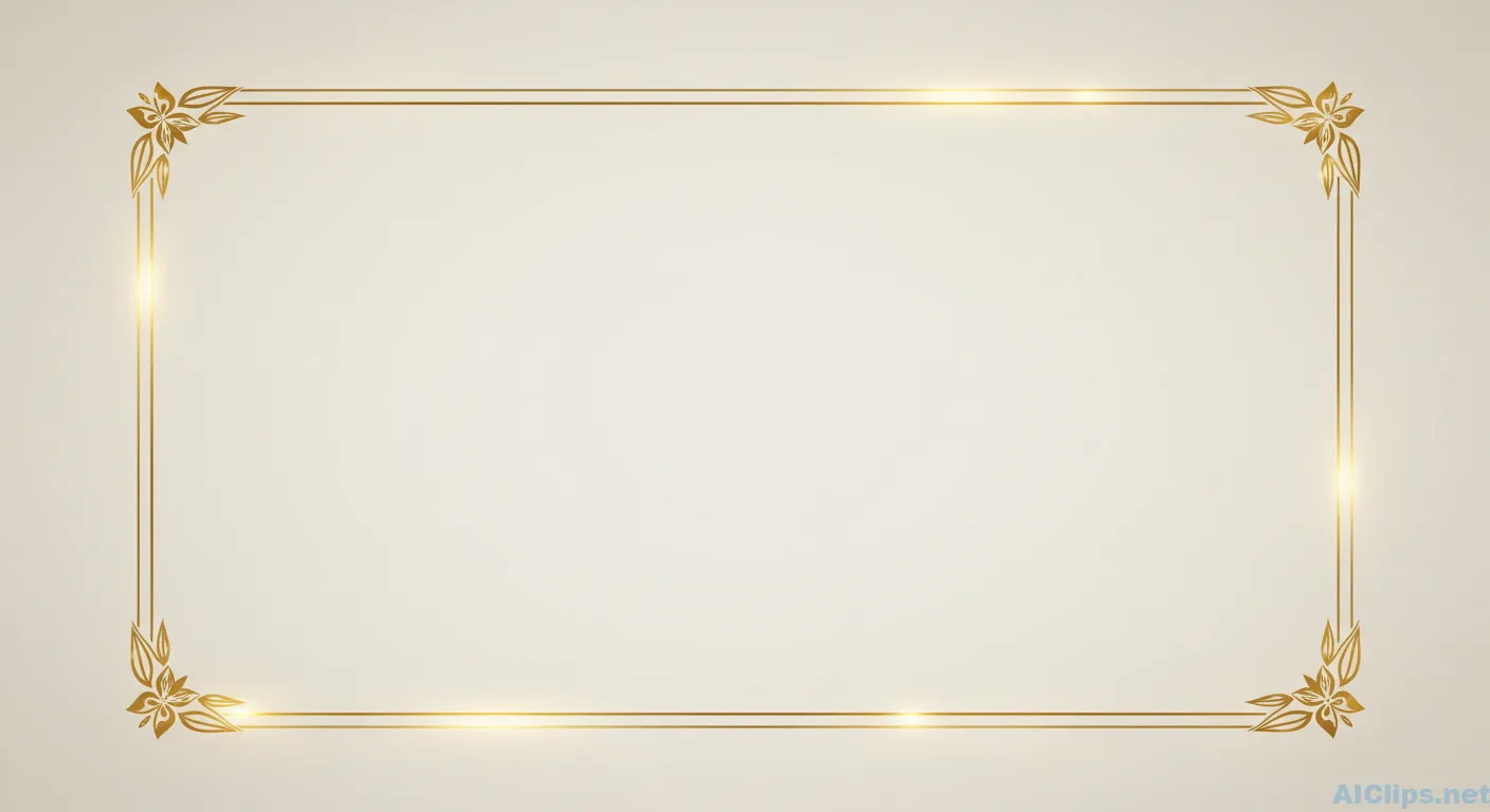 Elegant Decorative Frame for Professional Use