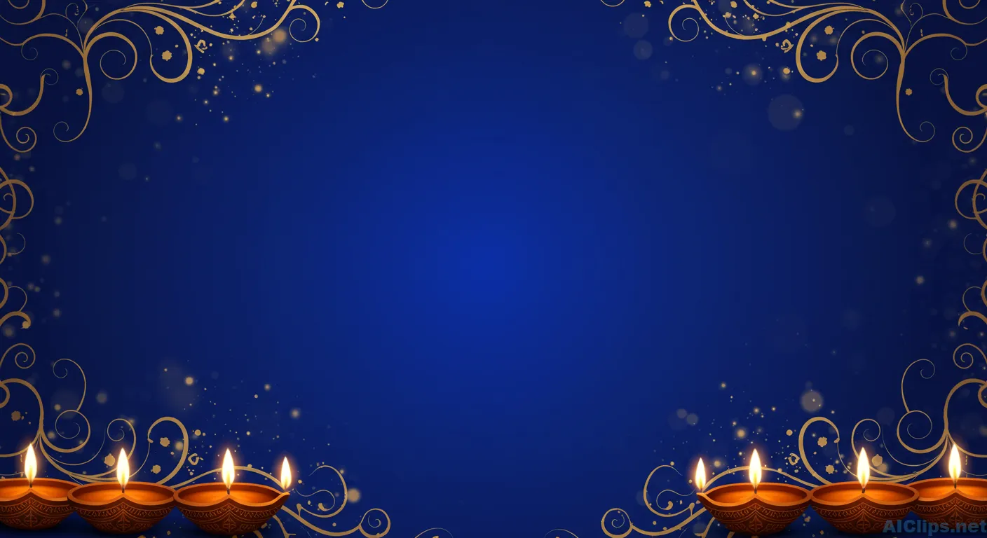 Elegant Diwali Celebration Background Design