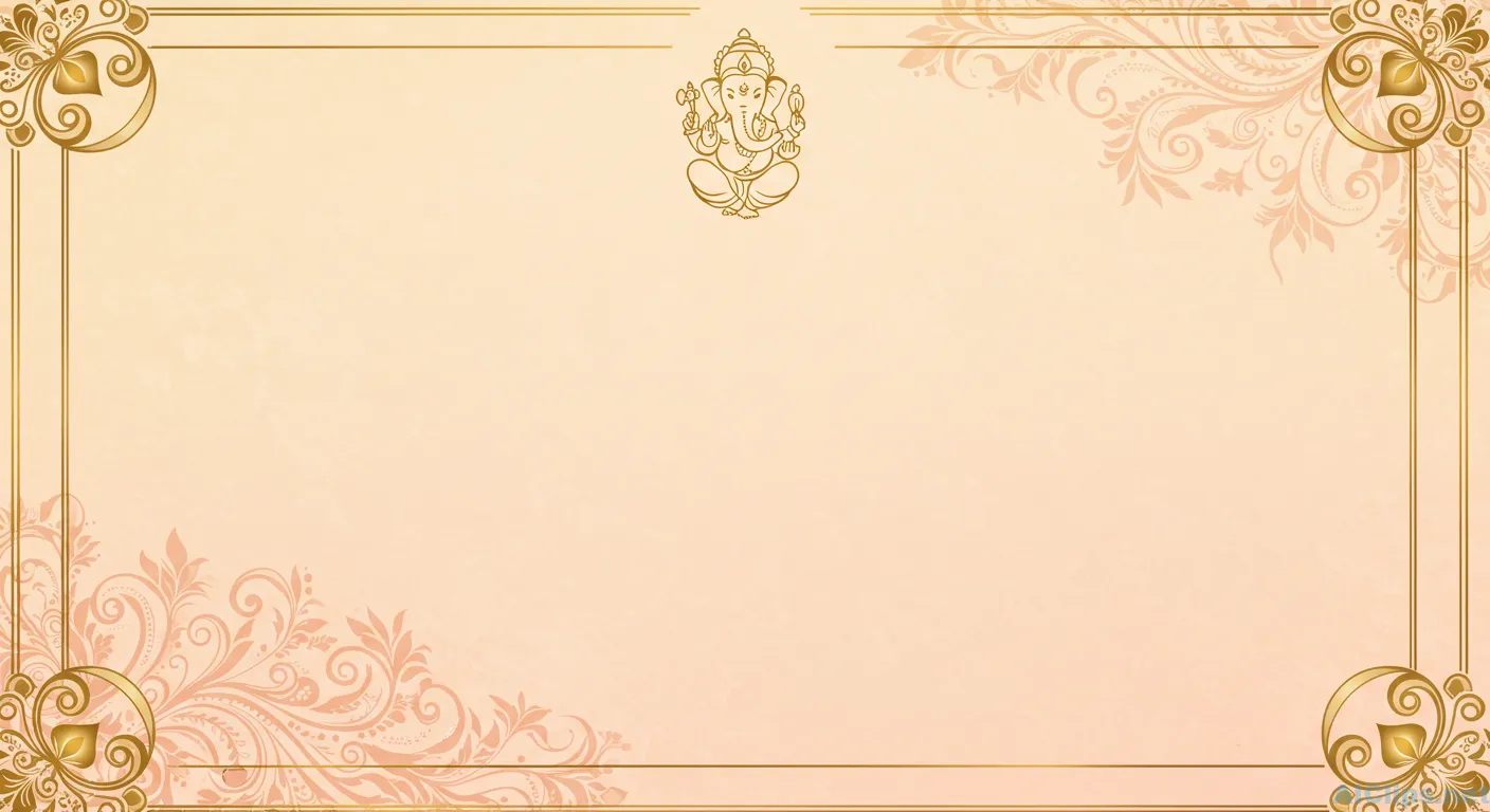 Elegant Decorative Frame for Professional Greetings