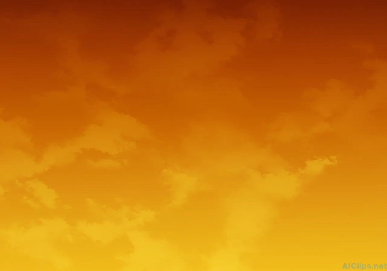 Vibrant Orange Cloud Background for Professional Use