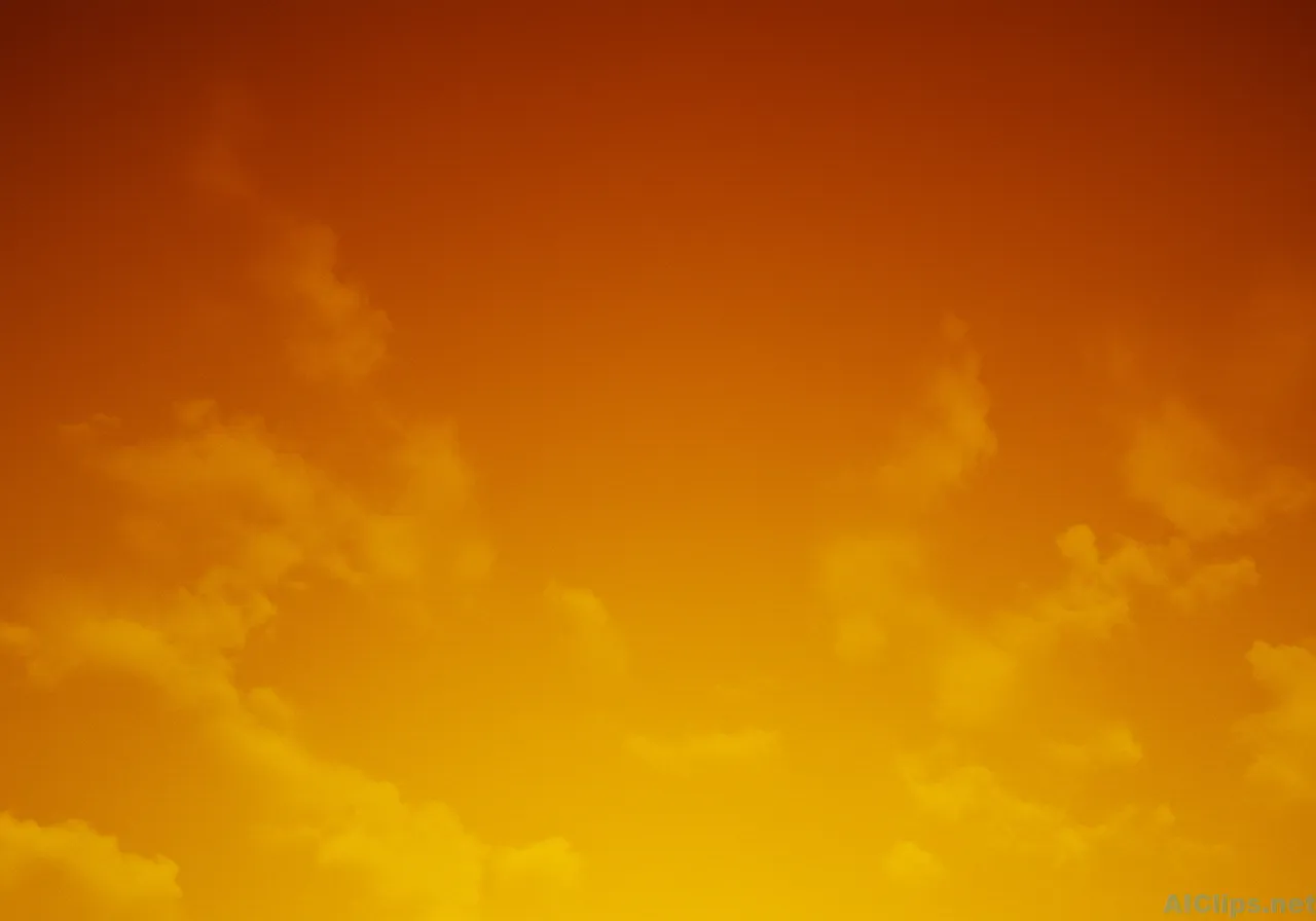 Vibrant Orange Sky Background for Professional Use