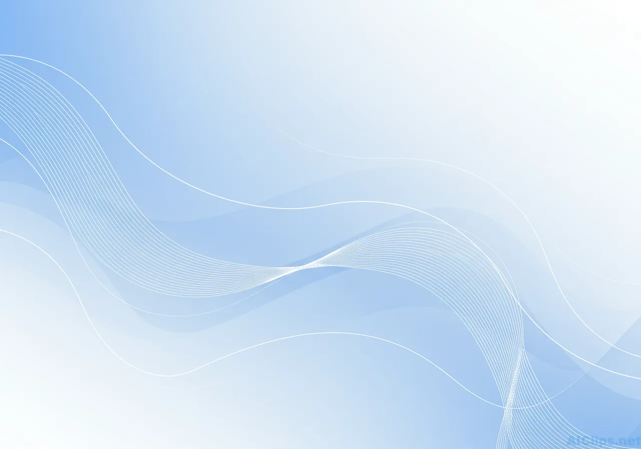 Clean Abstract Blue Wave Background Design