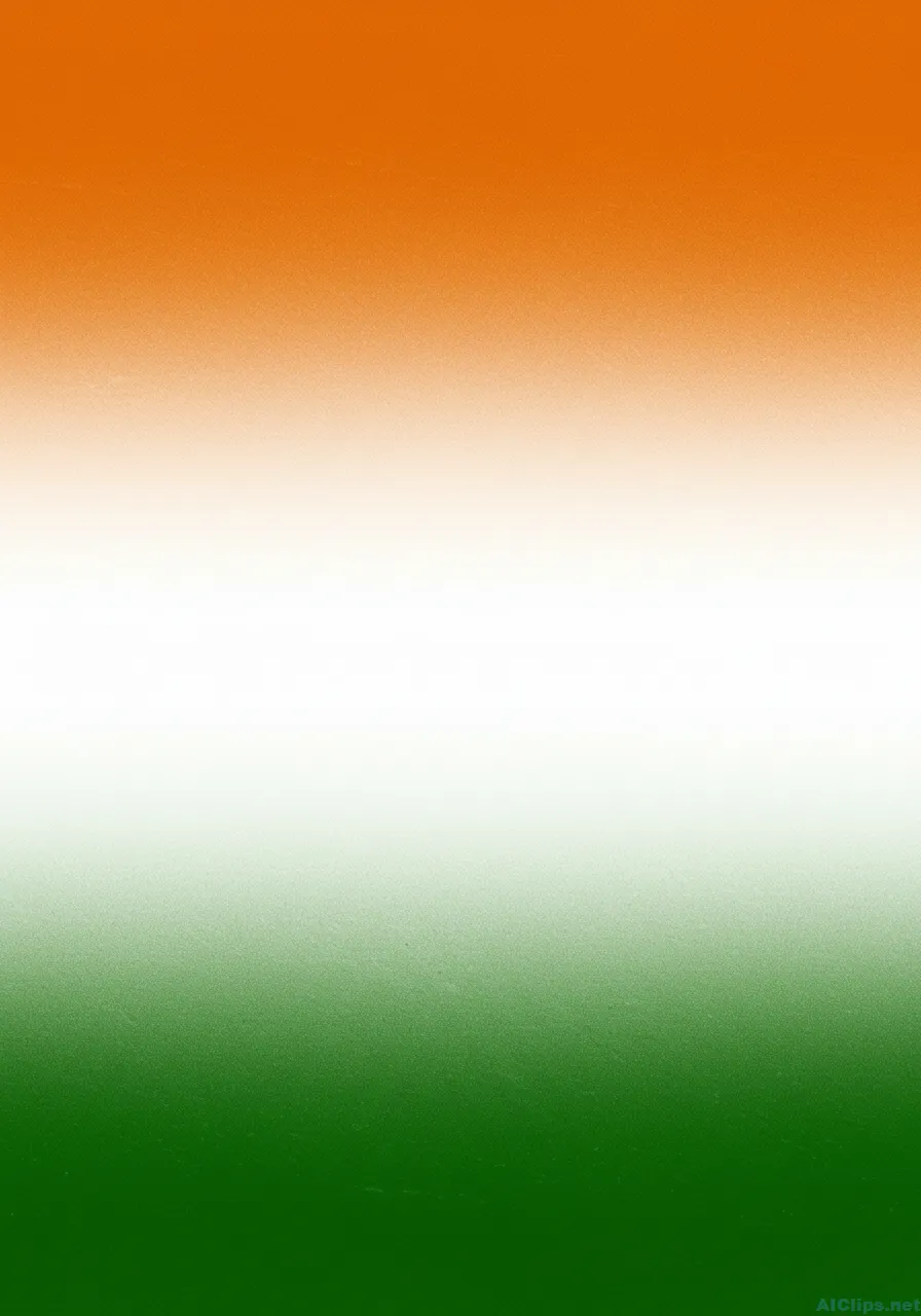 Gradient Background with Orange, White, and Green Shades