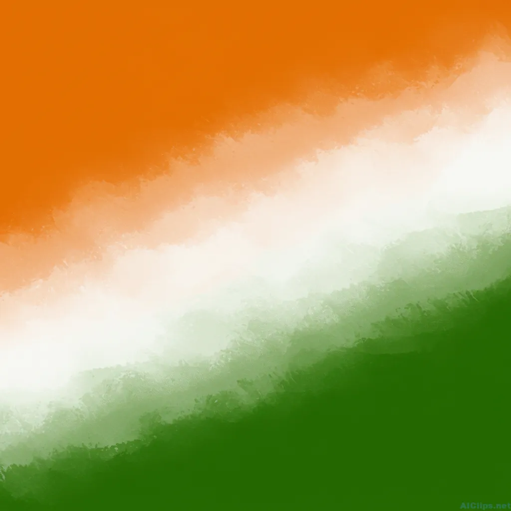 Vibrant Abstract Indian Flag Background for Promotions