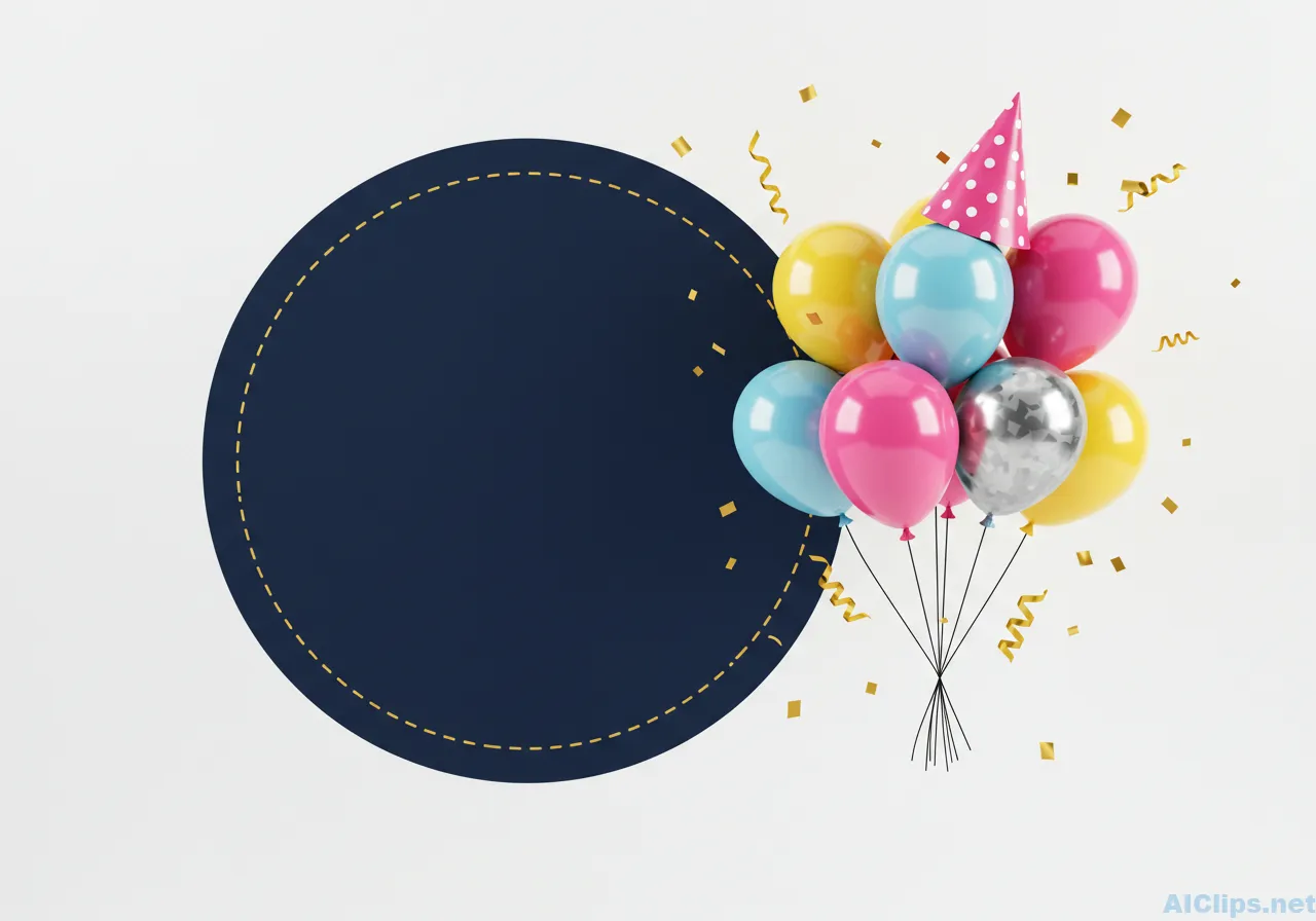 Festive Balloons and Party Decor for Celebrations