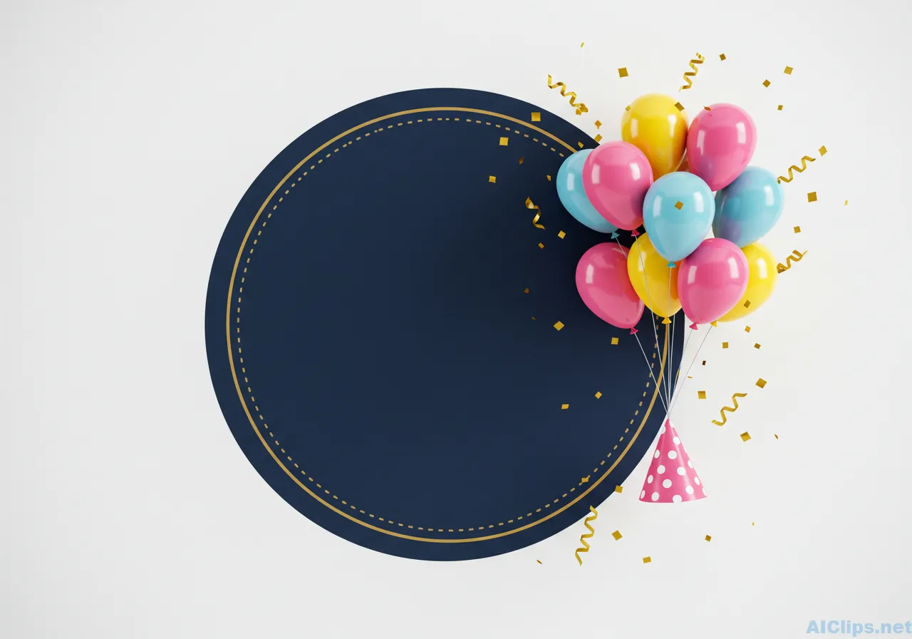 Colorful Celebration Balloons Arrangement