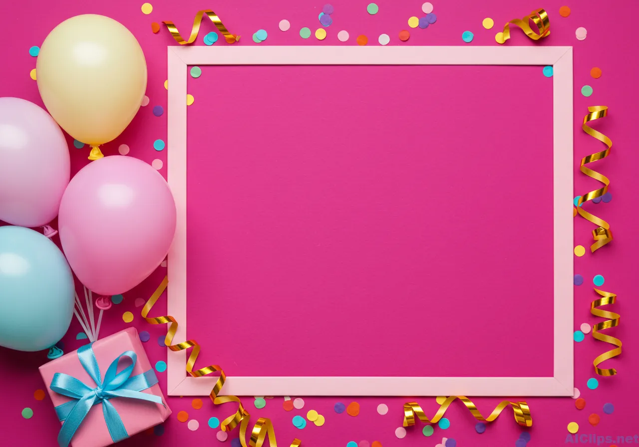 Vibrant Birthday Celebration Background for Events