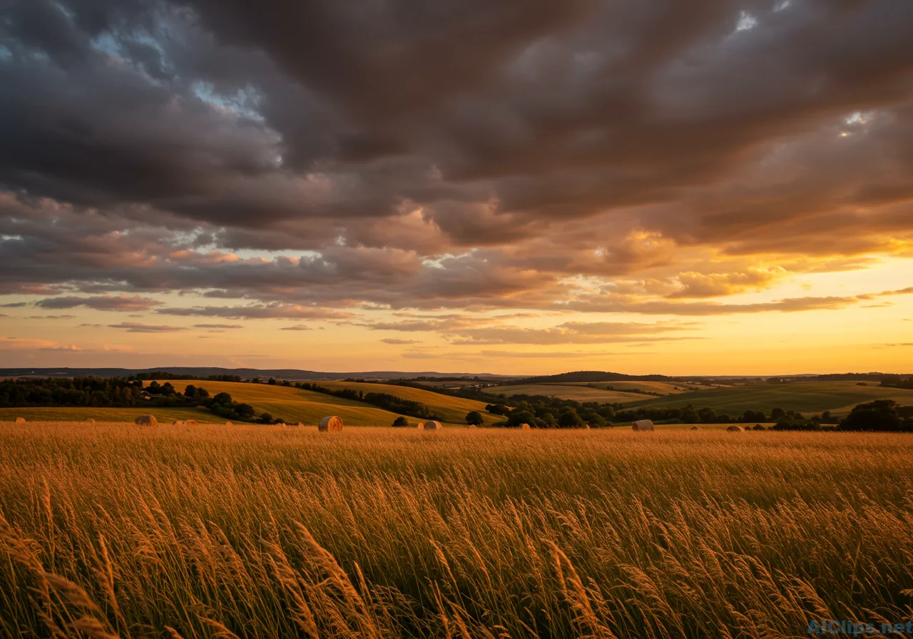 Calm Golden Hour Landscape Photography