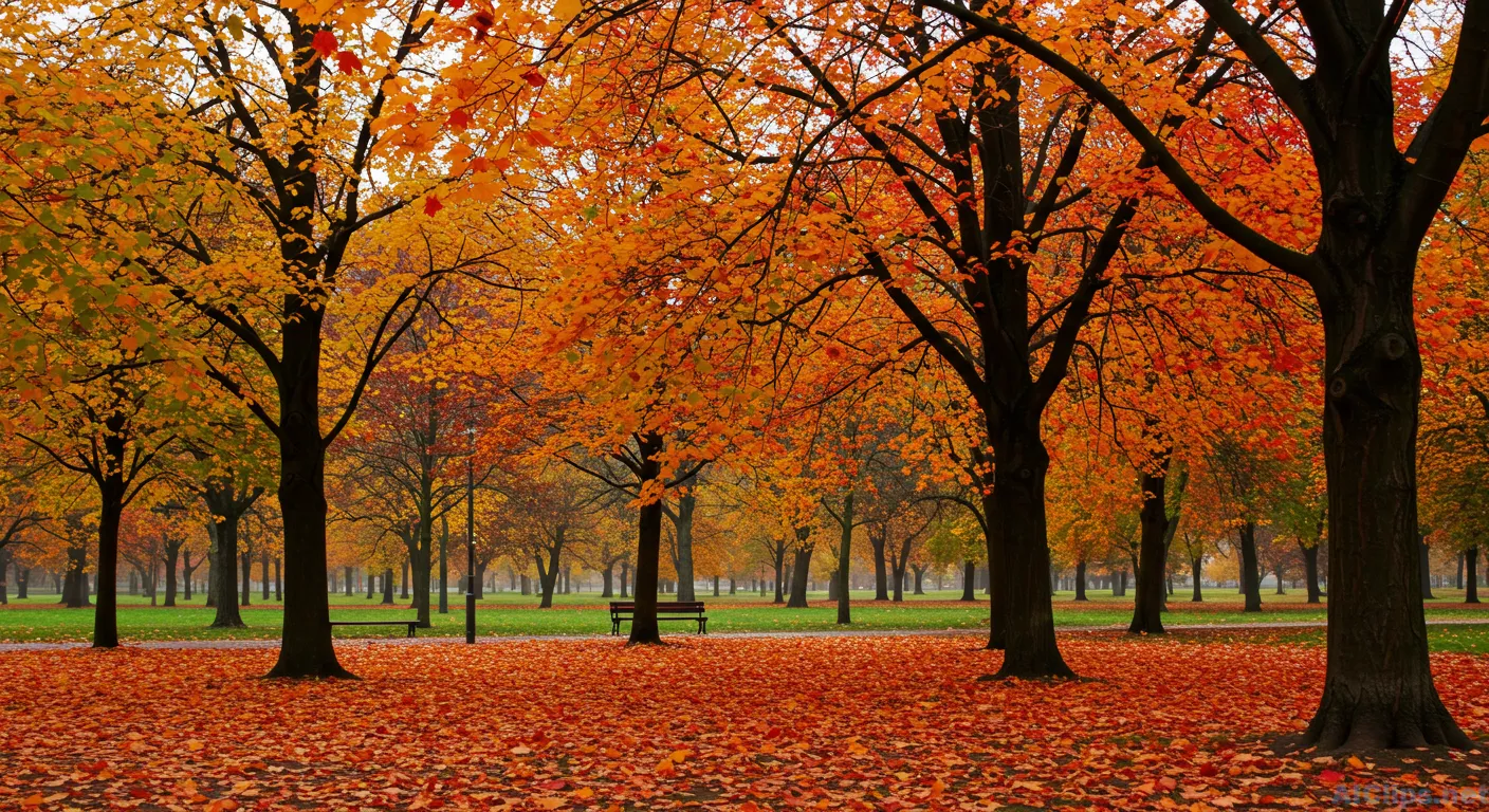 Stunning Autumn Landscape with Vibrant Foliage