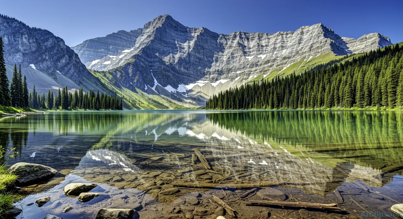 Breathtaking Mountain Lake Landscape Photography