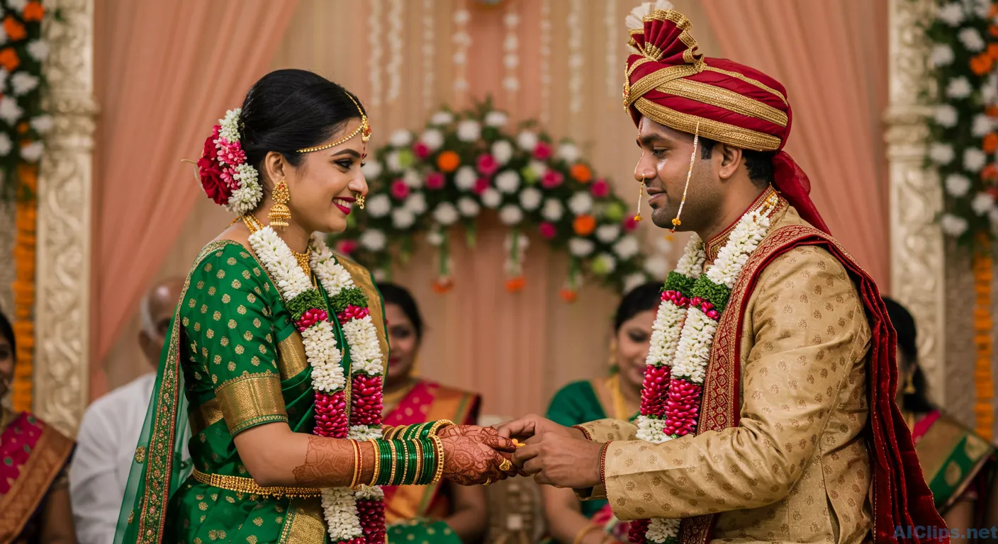 Elegant Indian Wedding Ceremony Celebration
