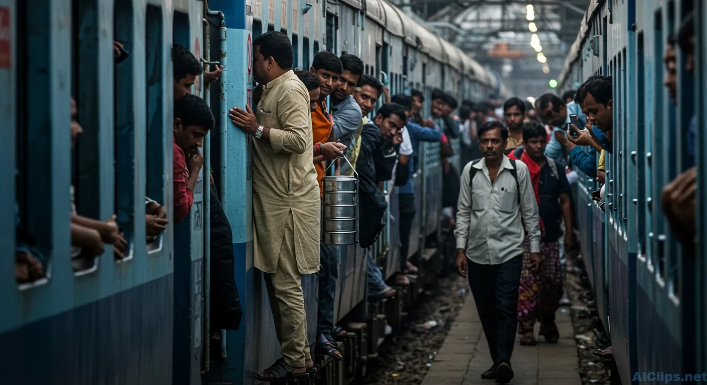 Dynamic Urban Commuting Scene in Train Station