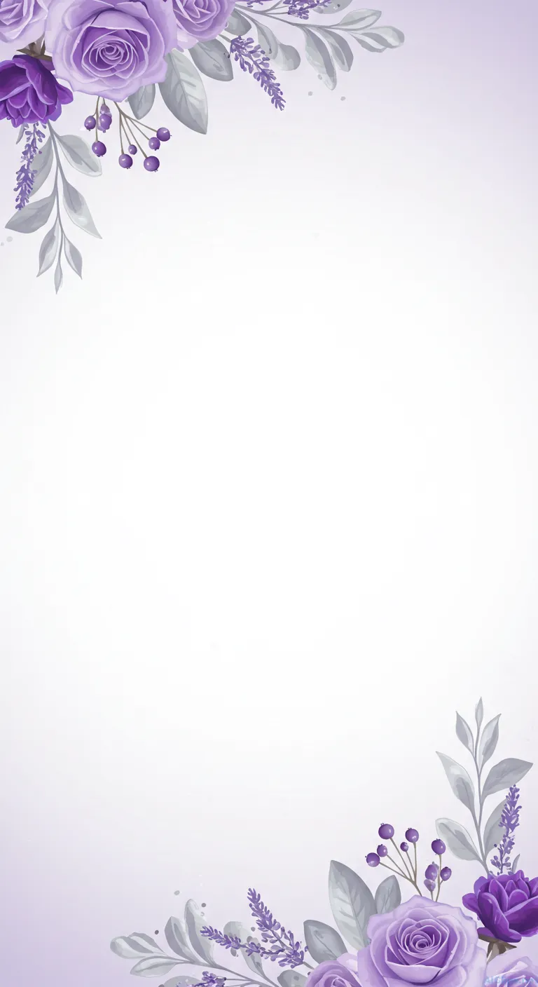 Elegant Purple Floral Background for Professional Use