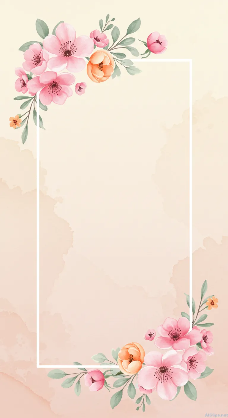 Elegant Floral Background for Business Presentations