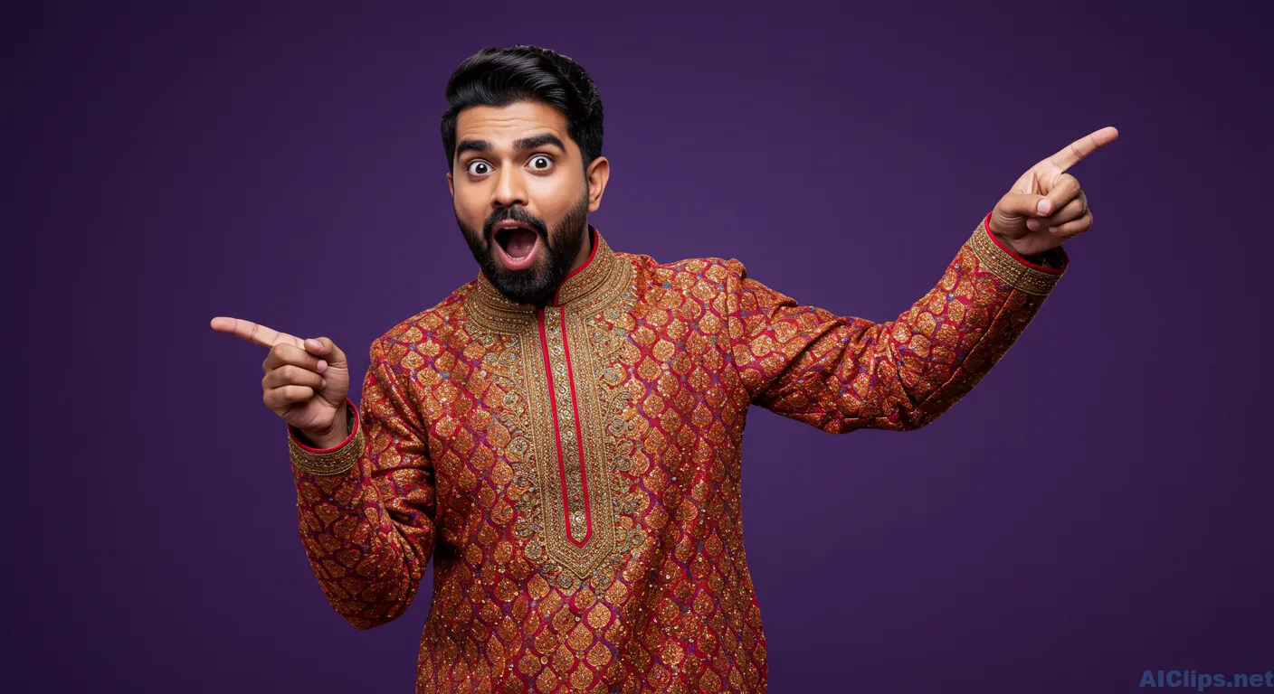 Vibrant Indian Festival Celebration Portrait