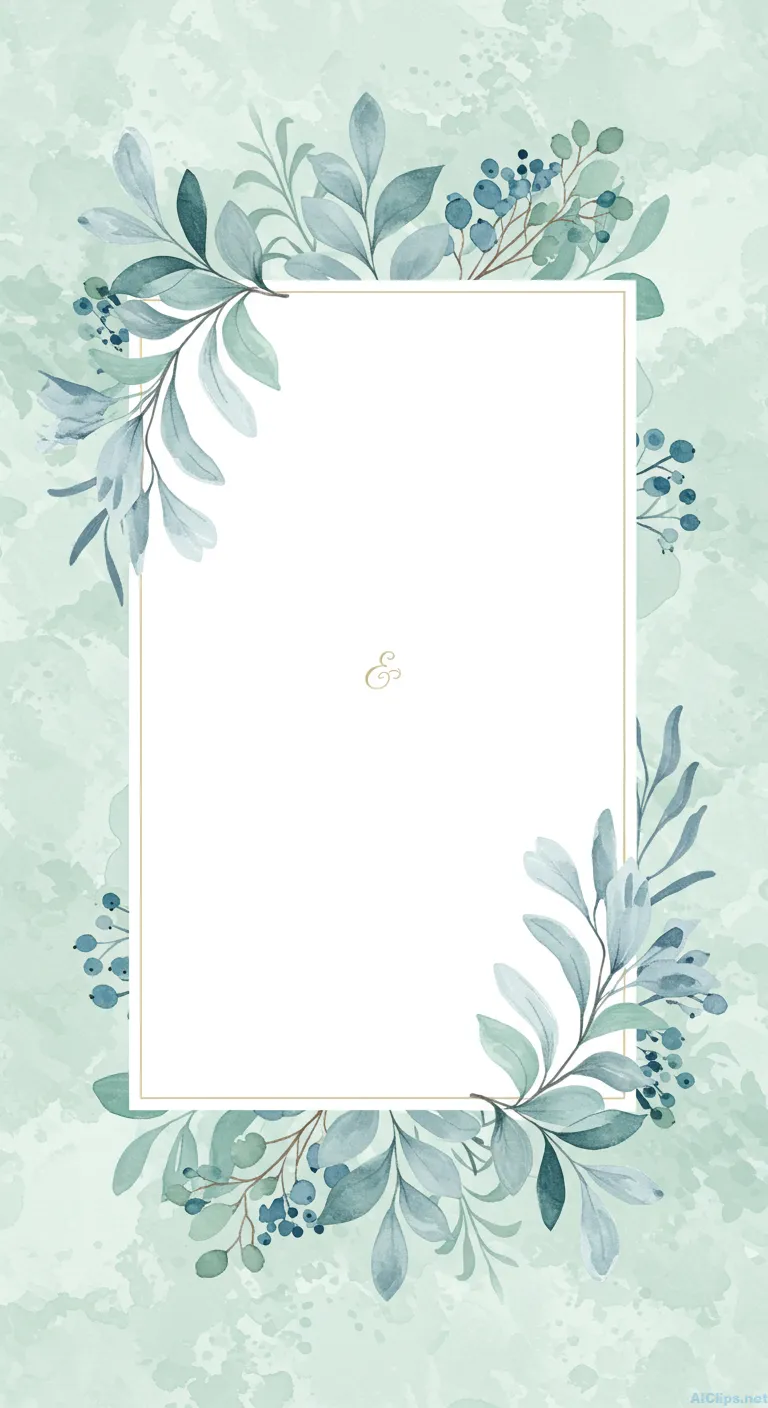 Elegant Floral Background for Invitation Design