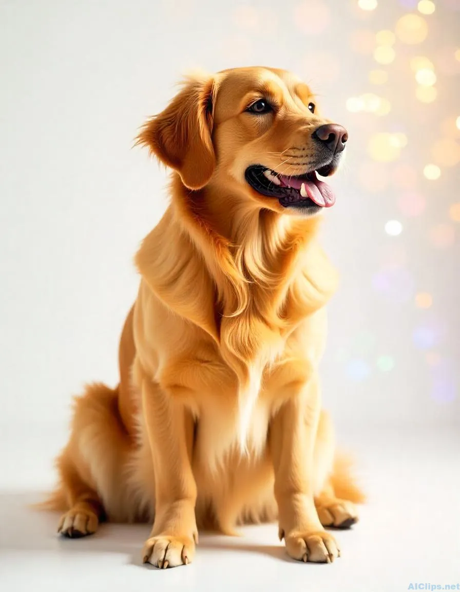 Charming Golden Retriever Portrait for Professionals