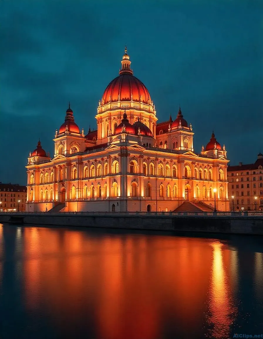 Stunning Night View of Historic Architecture