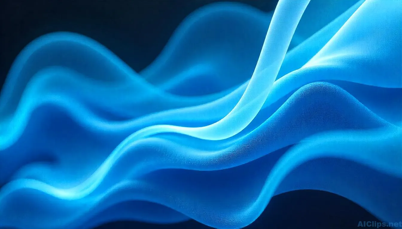 Elegant Blue Waves Abstract Background for Professionals