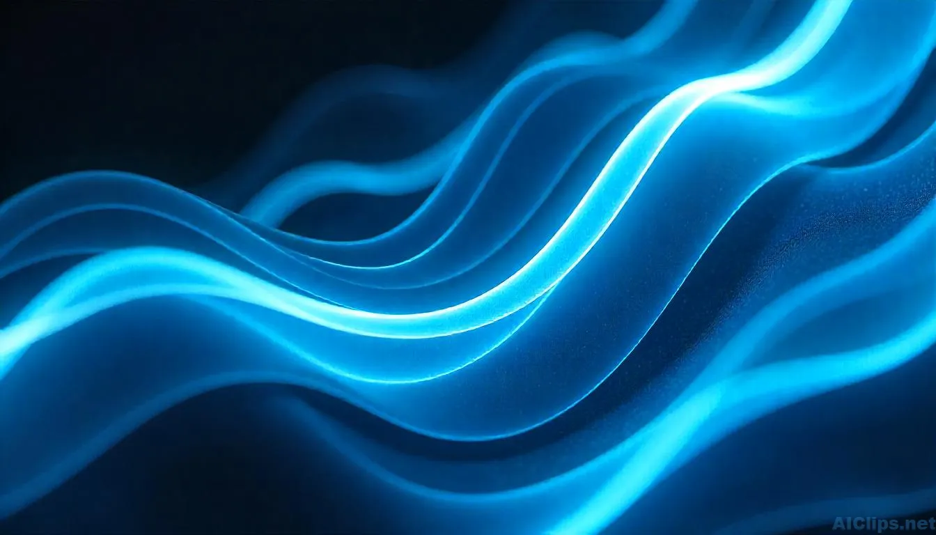 Elegant Blue Wave Visuals for Professional Projects