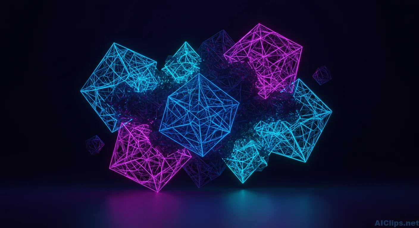 Dynamic 3D Geometric Shapes for Tech Applications