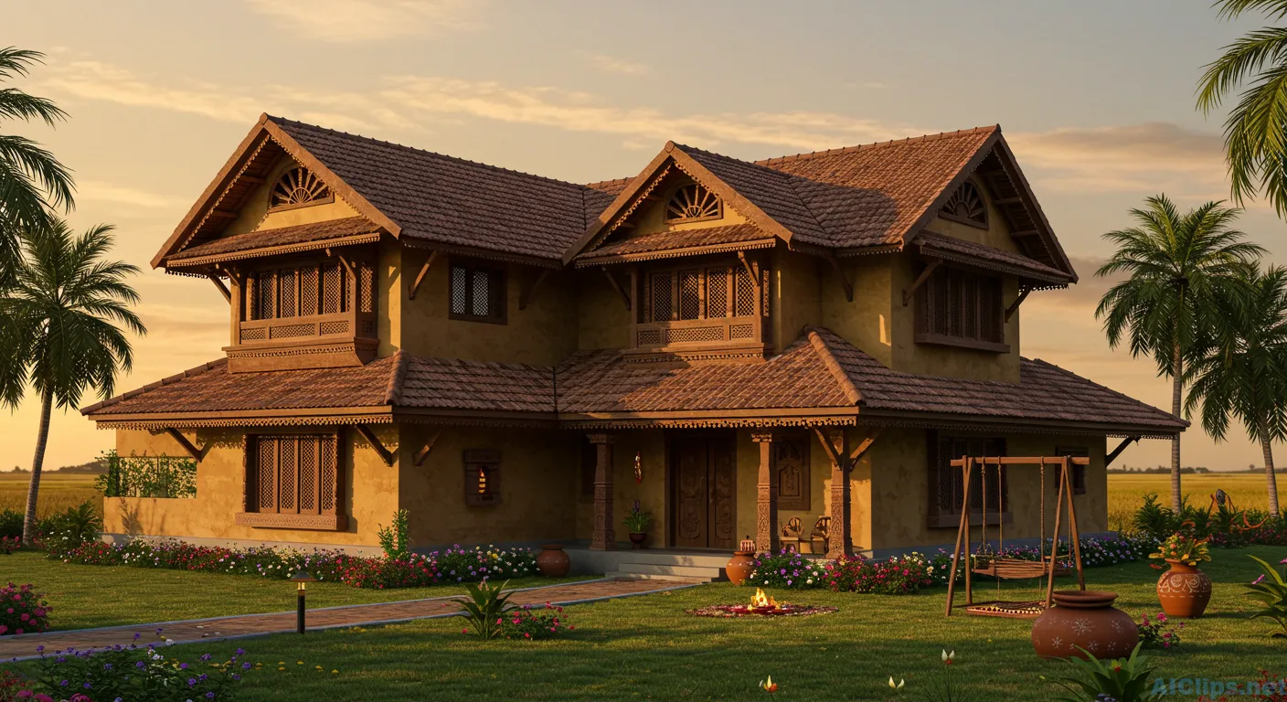 Stunning Traditional House with Lush Garden View