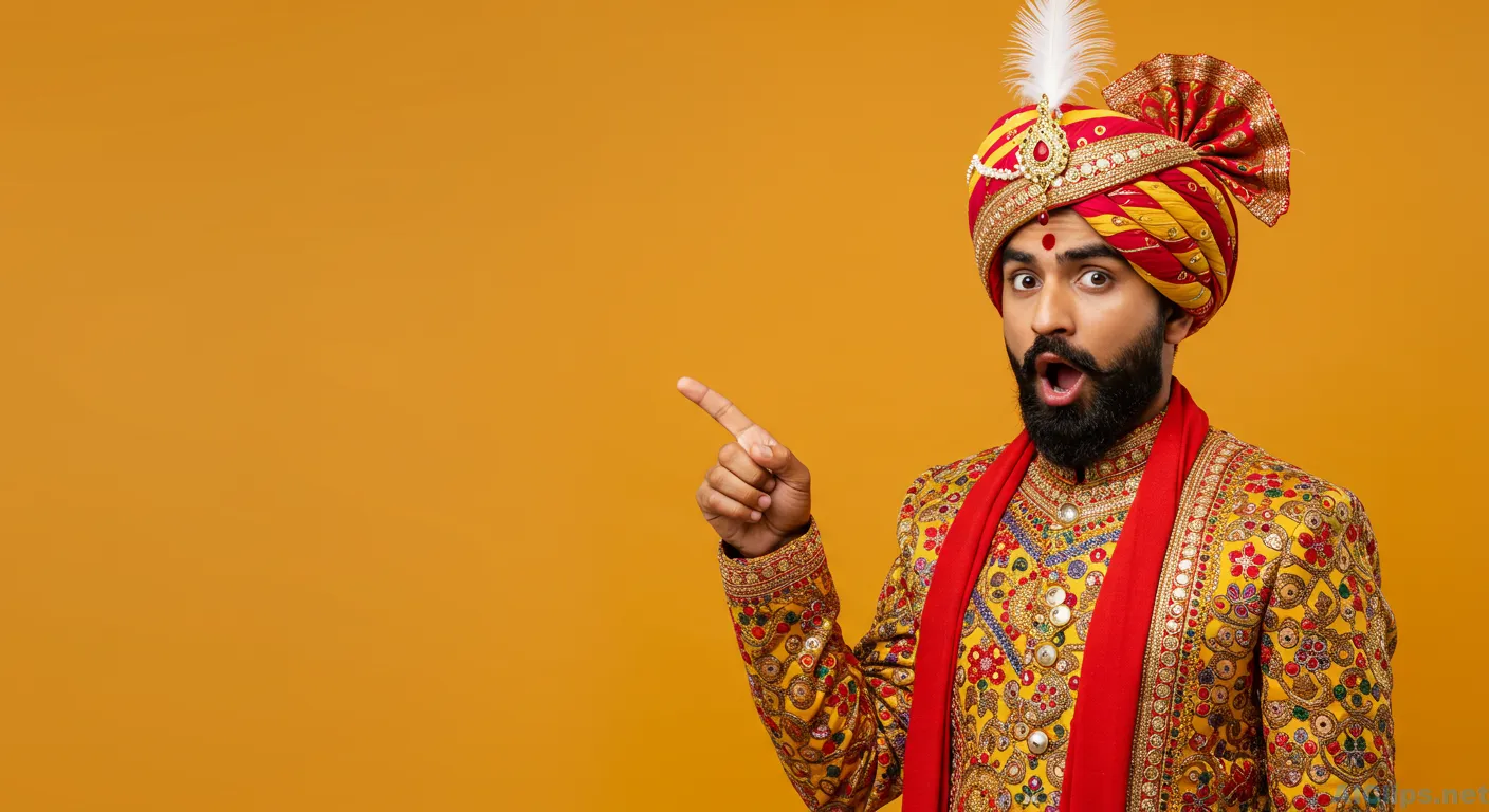 Vibrant Traditional Indian Attire for Professional Use