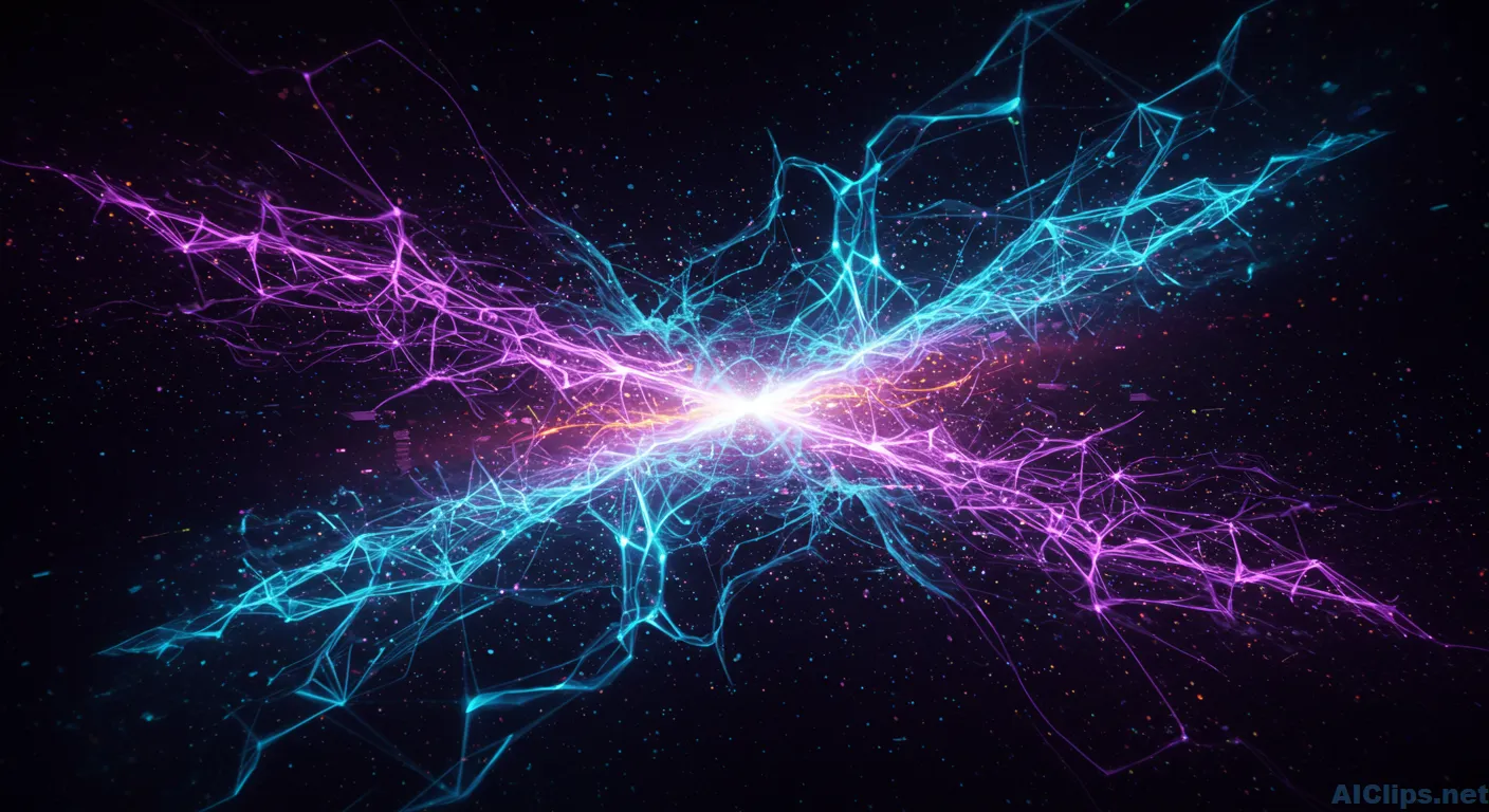 Futuristic Abstract Energy Burst Background